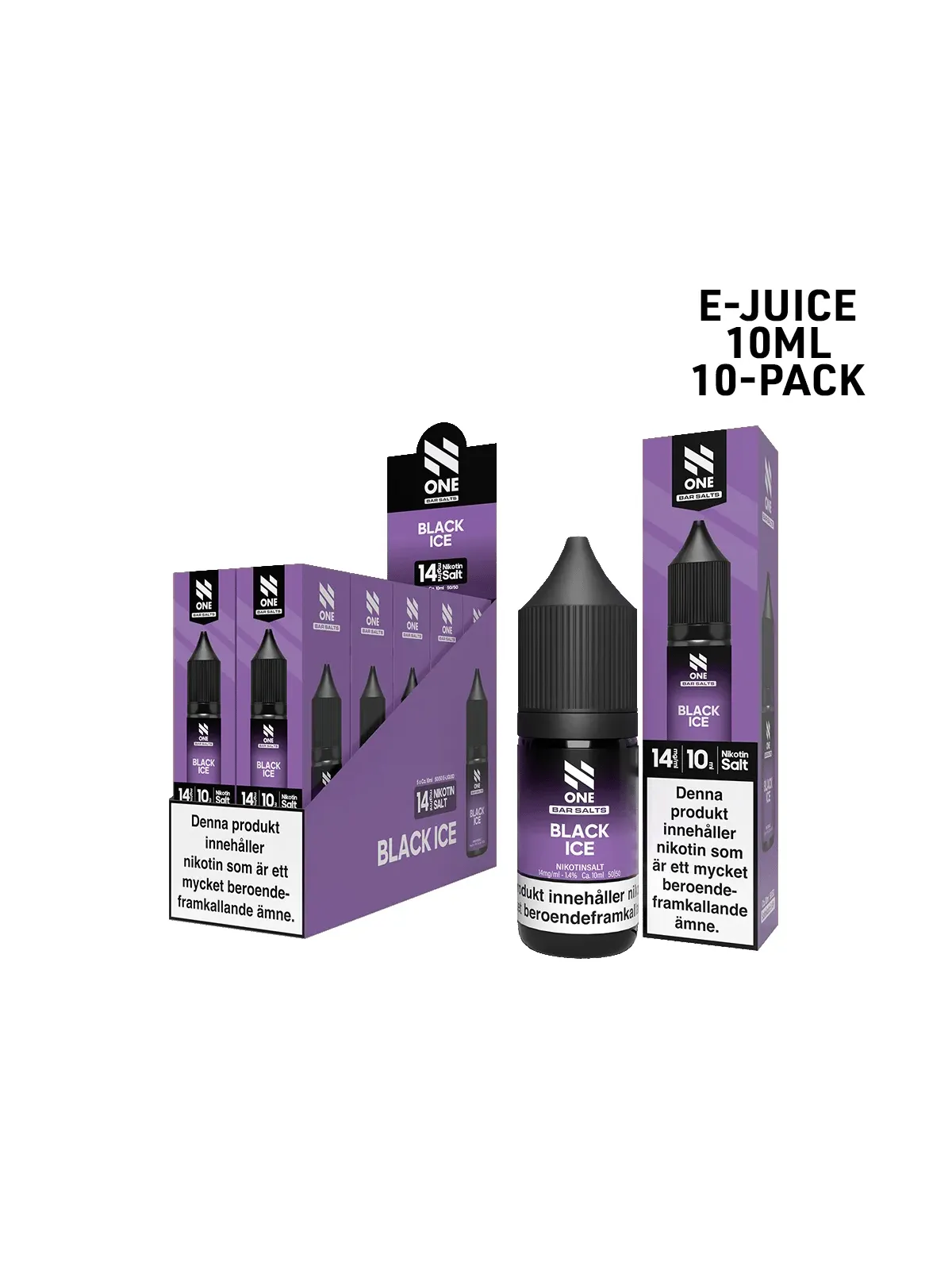 N One Salt,Black Ice 10-p