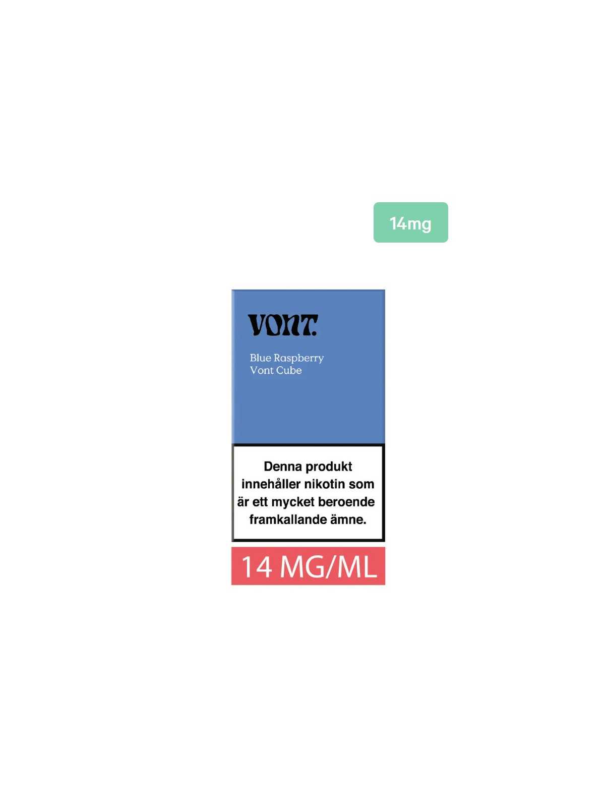 Vont Cube Blue Raspberry 14mg-10p