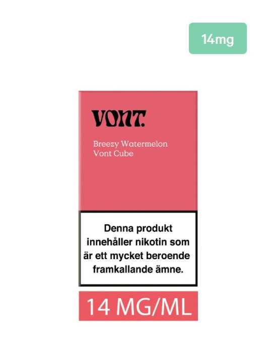 Vont Cube Breezy Watermelon 14mg-10p