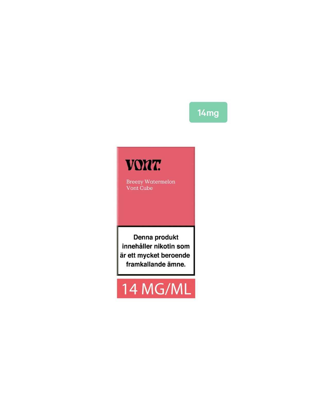 Vont Cube Breezy Watermelon 14mg-10p