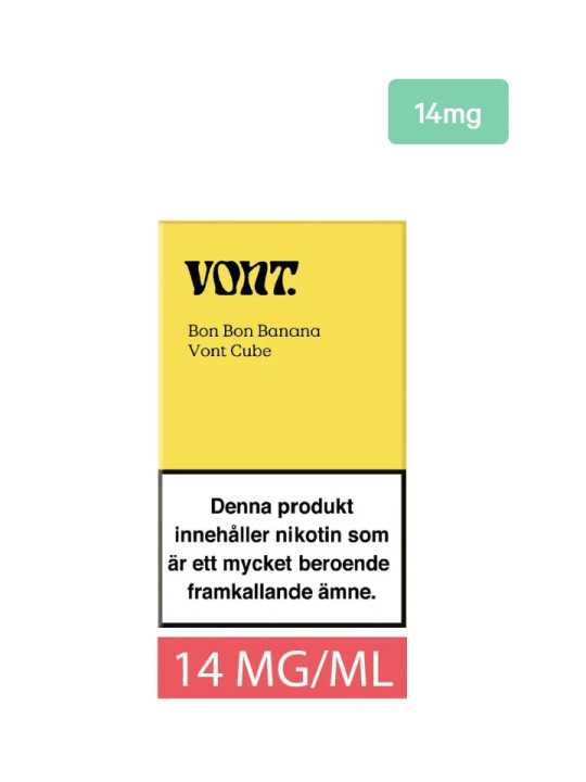 Vont Cube Bon Bon Banana 14mg-10p