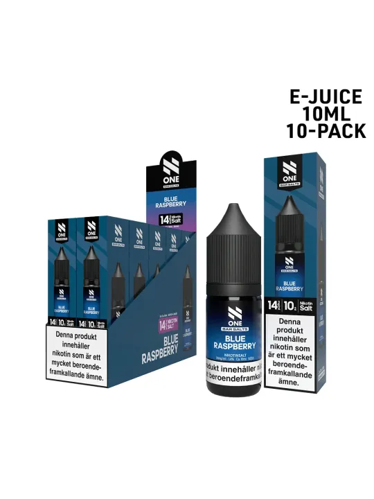 N One Salt,Blue Raspberry 10-p