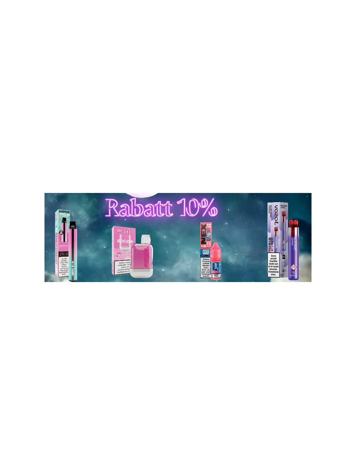 VAPE 10 % RABATT