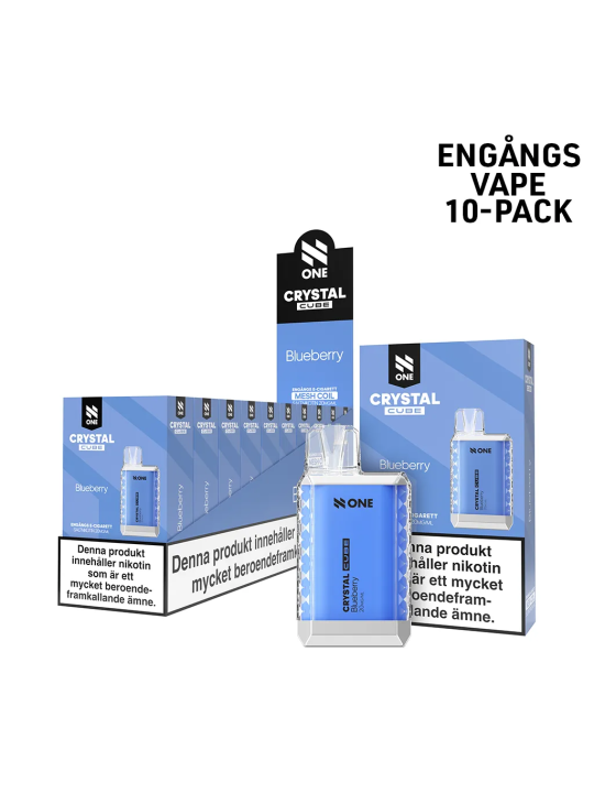 N One Crystal Cube- Blueberry-10pack