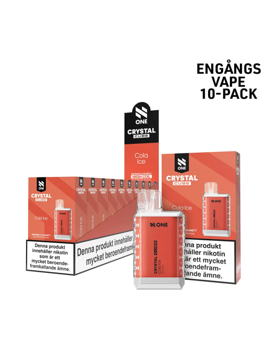 N One Crystal Cube-Cola Ice-10pack