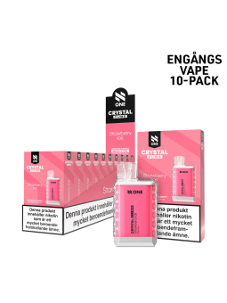 N One Crystal Cube-Strawberry Ice-10pack