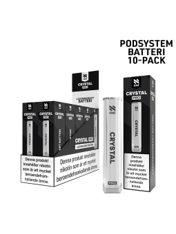 A-N One Crystal-BATTERY-White-10pack