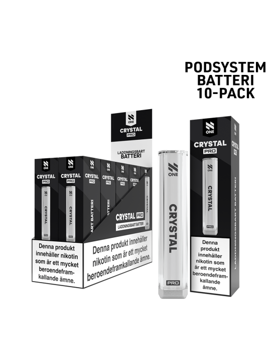 A-N One Crystal-BATTERY-White-10pack