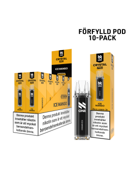 N One Crystal Förfylld Pod-Ice Mango-10P