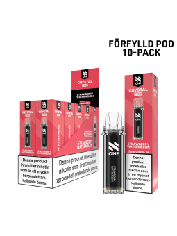 N One Crystal Förfylld Pod-Strawberry Watermelon-10p
