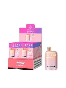 ElfBar 1000 Turbo 20mg-Peach Ice-10P
