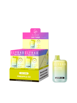 ElfBar 1000 Turbo 20mg-Pineapple Ice-10P