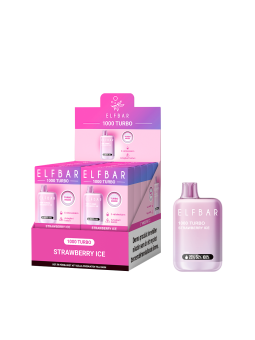 ElfBar 1000 Turbo 20mg-Strawberry Ice-10P