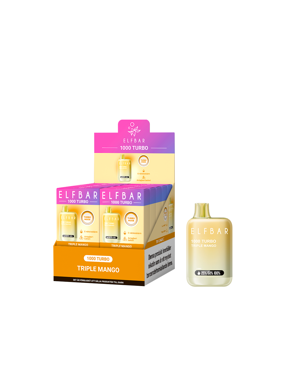 ElfBar 1000 Turbo 20mg-Triple Mango-10P