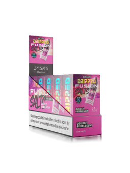 Fusion Dripped Double Bubblegum,14.5MG,10ML,5-pack