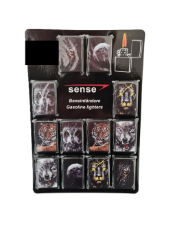 Bensintändare Sense "Animals" 12-p