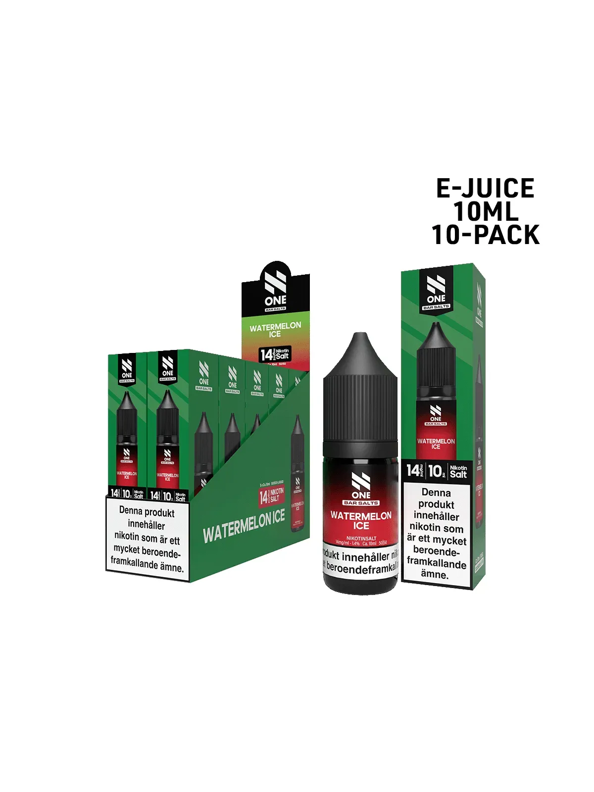 N One Salt,Watermelon Ice 10-p