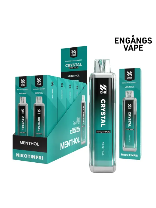 N ONE CRYSTAL ZERO-Menthol,10p