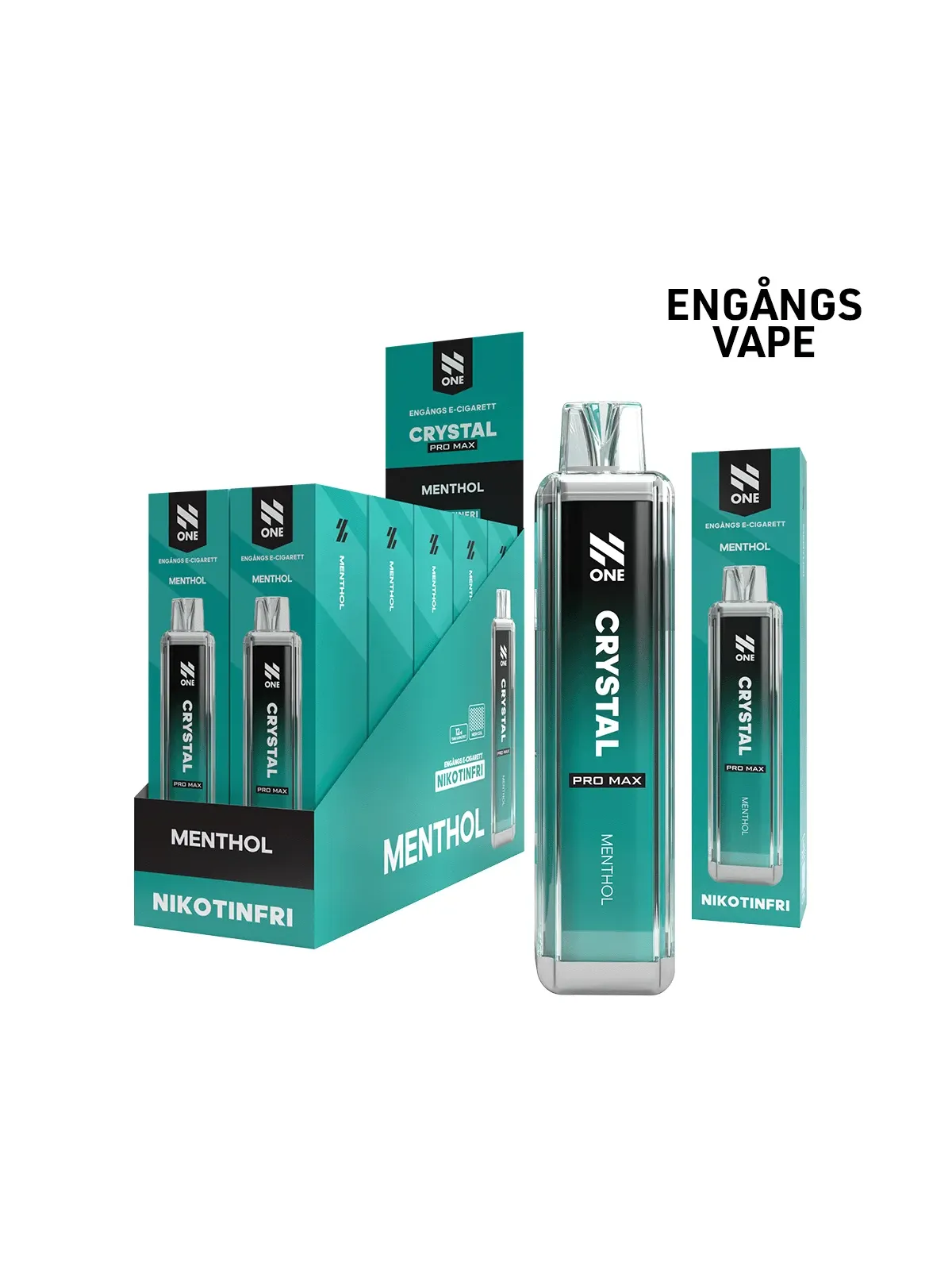 N ONE CRYSTAL ZERO-Menthol,10p