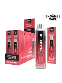 N ONE CRYSTAL ZERO-Strawberry Watermelon Bubblegum,10p