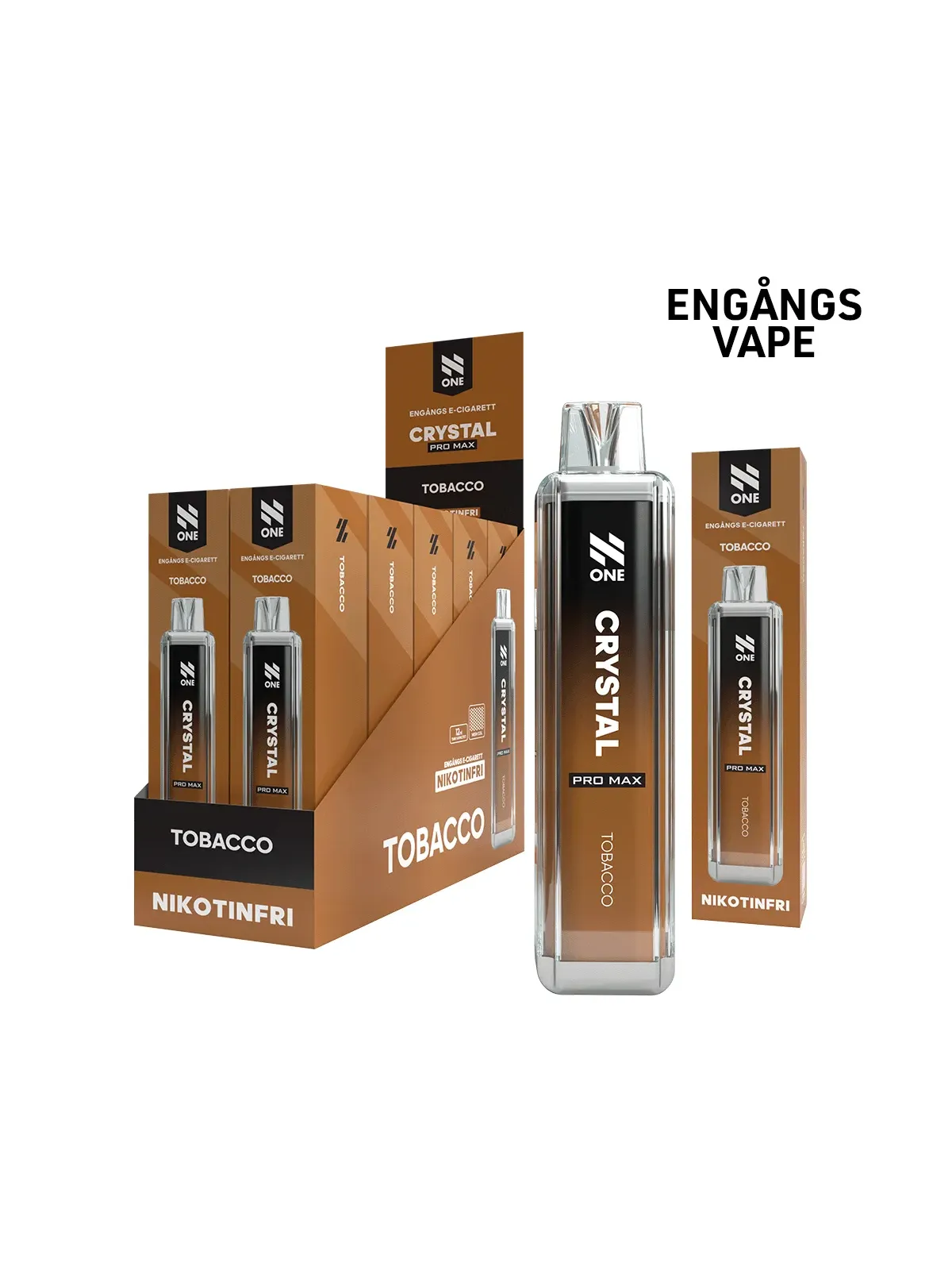 N ONE CRYSTAL ZERO-Tobacco,10p