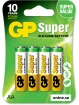 GP Alkaline AA-batteri 4 -pack