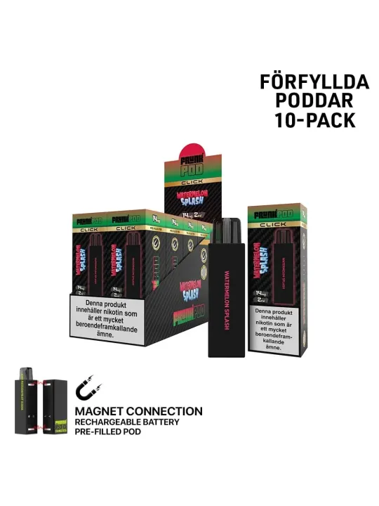 Frunk klick,Watermelon Splash Förfylld Pod 10p