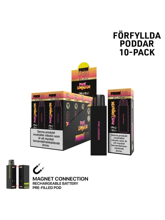 Frunk klick,Pink Lemonade Förfylld Pod