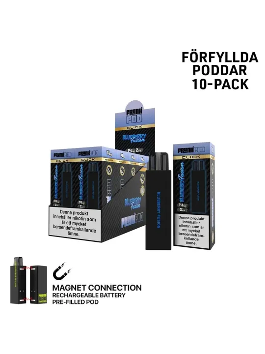 Frunk klick,Blueberry Fusion Förfylld Pod