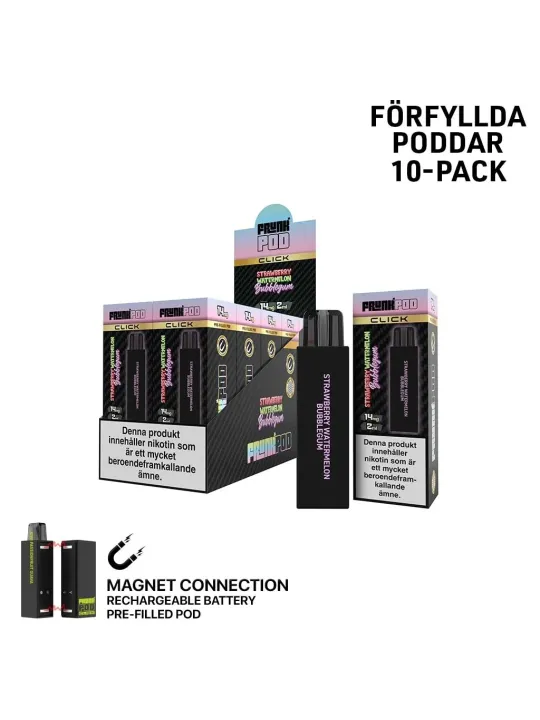 Frunk klick,Strawberry Watermelon Bubblegum Förfylld Pod
