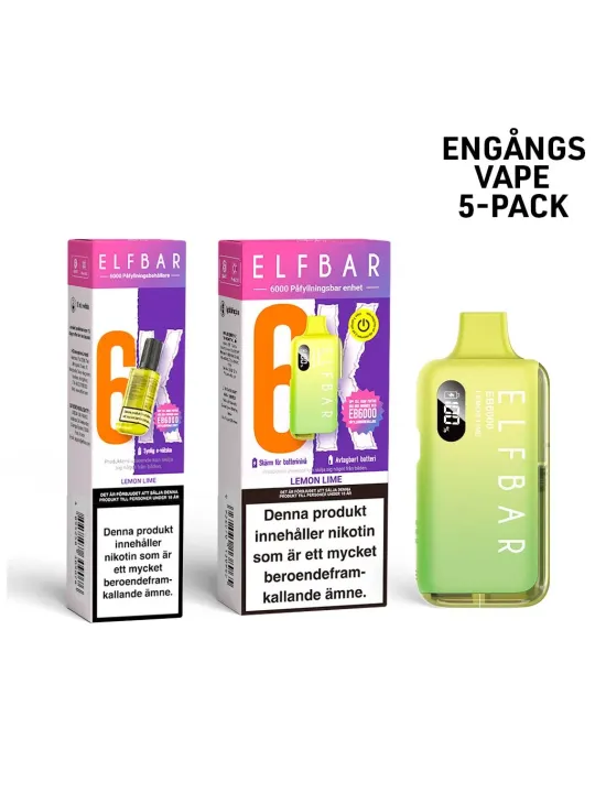 ElfBar 6K-Lemon Lime,5-P