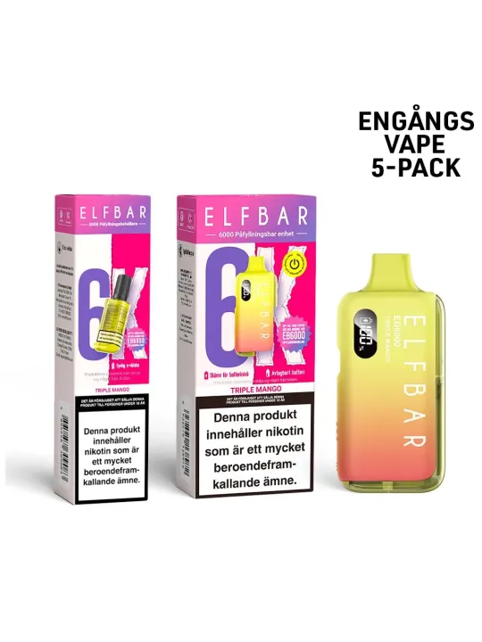 ElfBar 6K-Triple Mango ,5-p