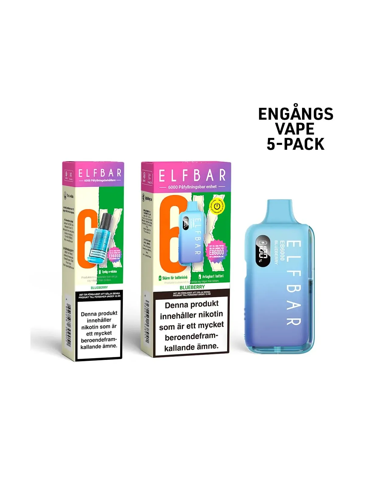 ElfBar 6K-Blueberry,5-P