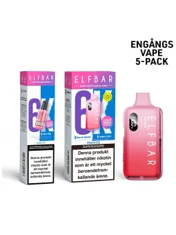 ElfBar 6K-Peach Ice,5-P