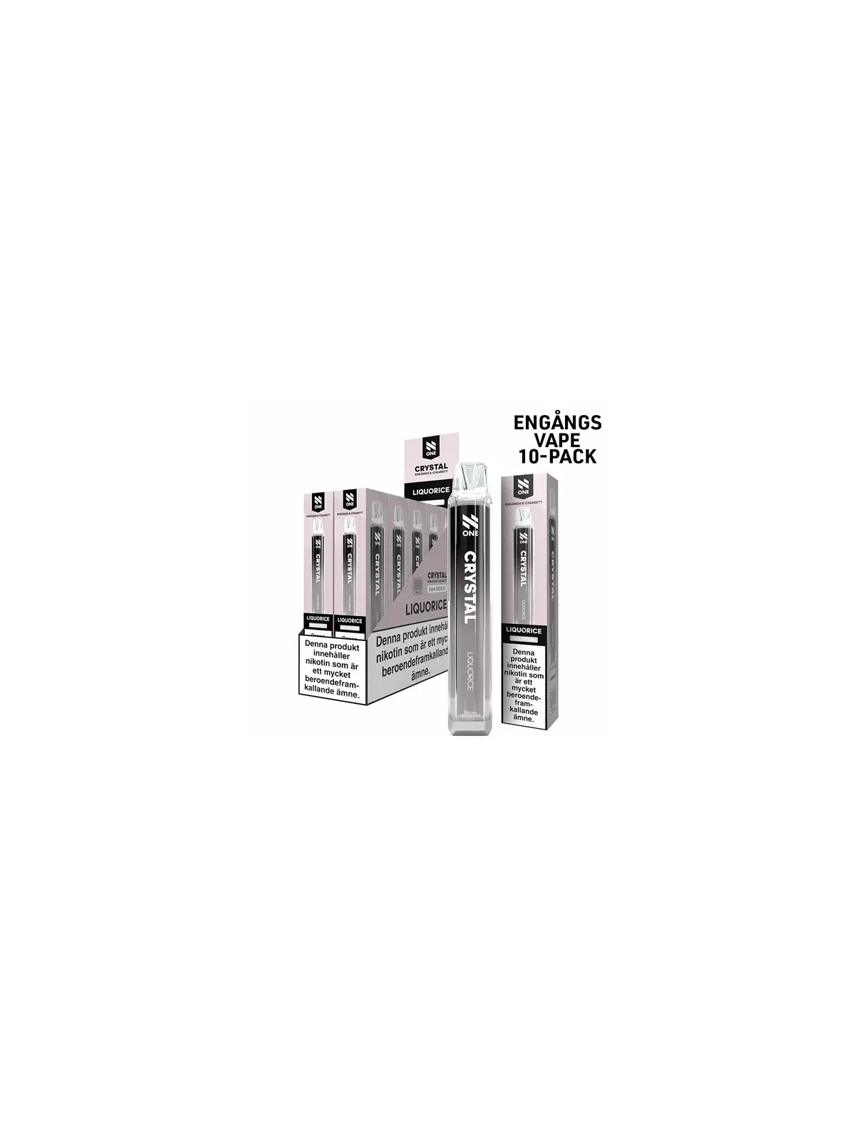N ONE CRYSTAL-Liqourice 10 p