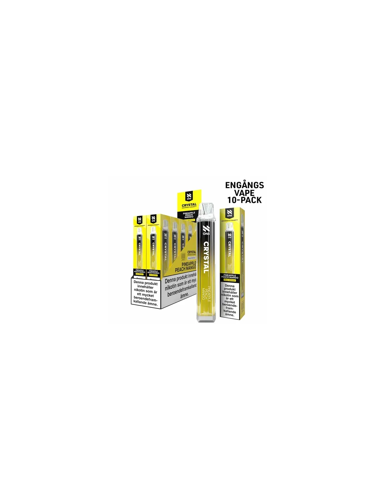 N ONE CRYSTAL-Pineapple Peach Mango 10-P