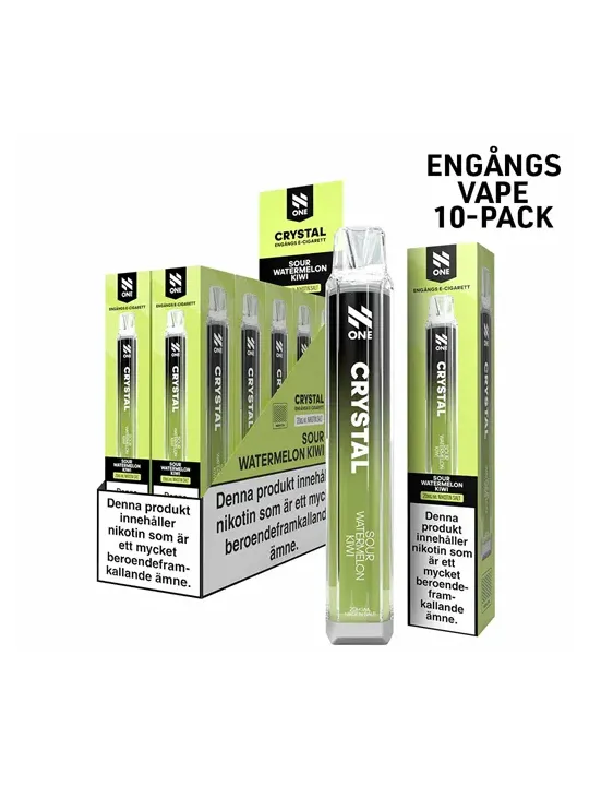 N ONE CRYSTAL-Sour Watermelon Kiwi 10-P