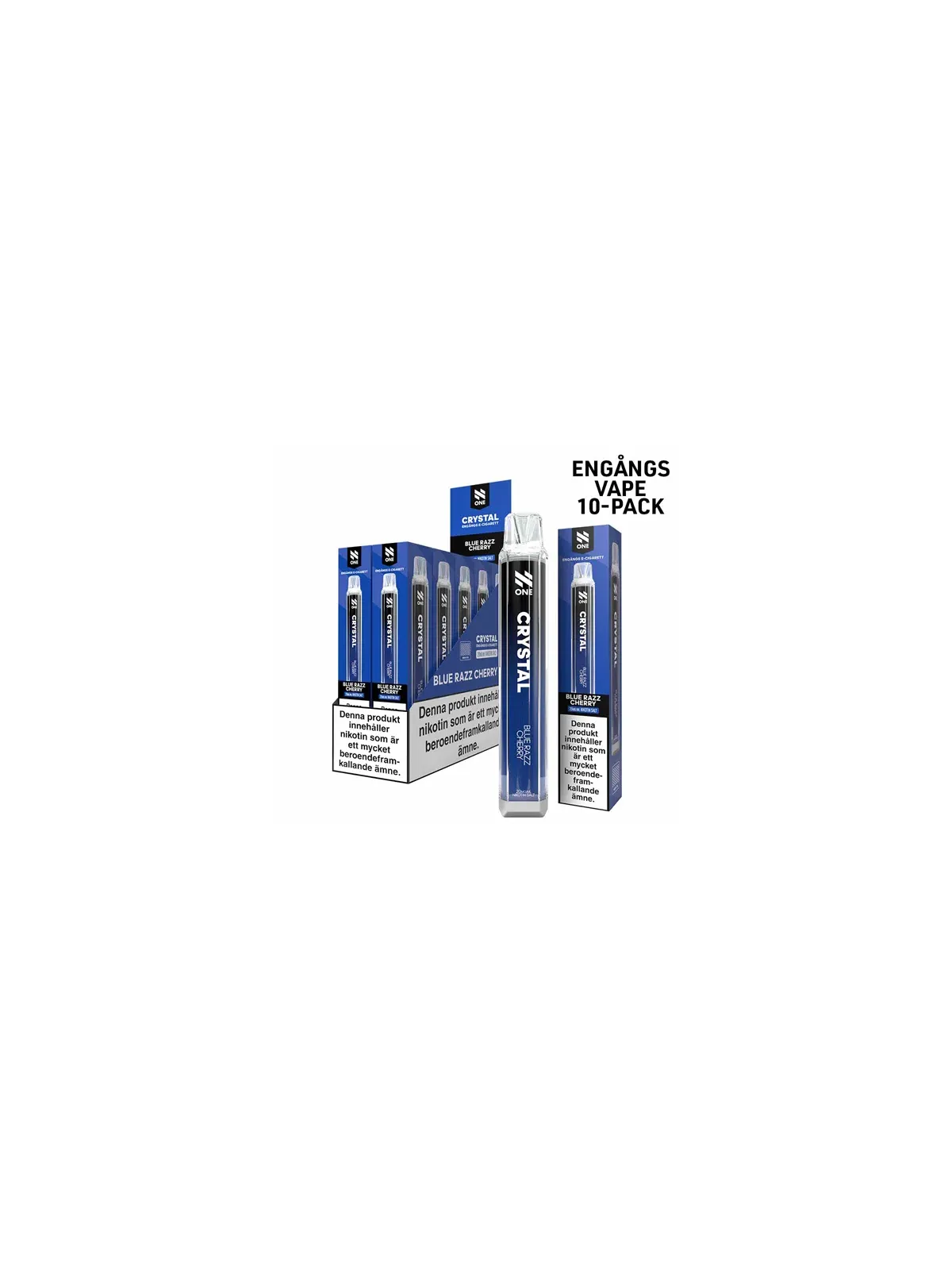 N ONE CRYSTAL-Blue Razz Cherry 10-P