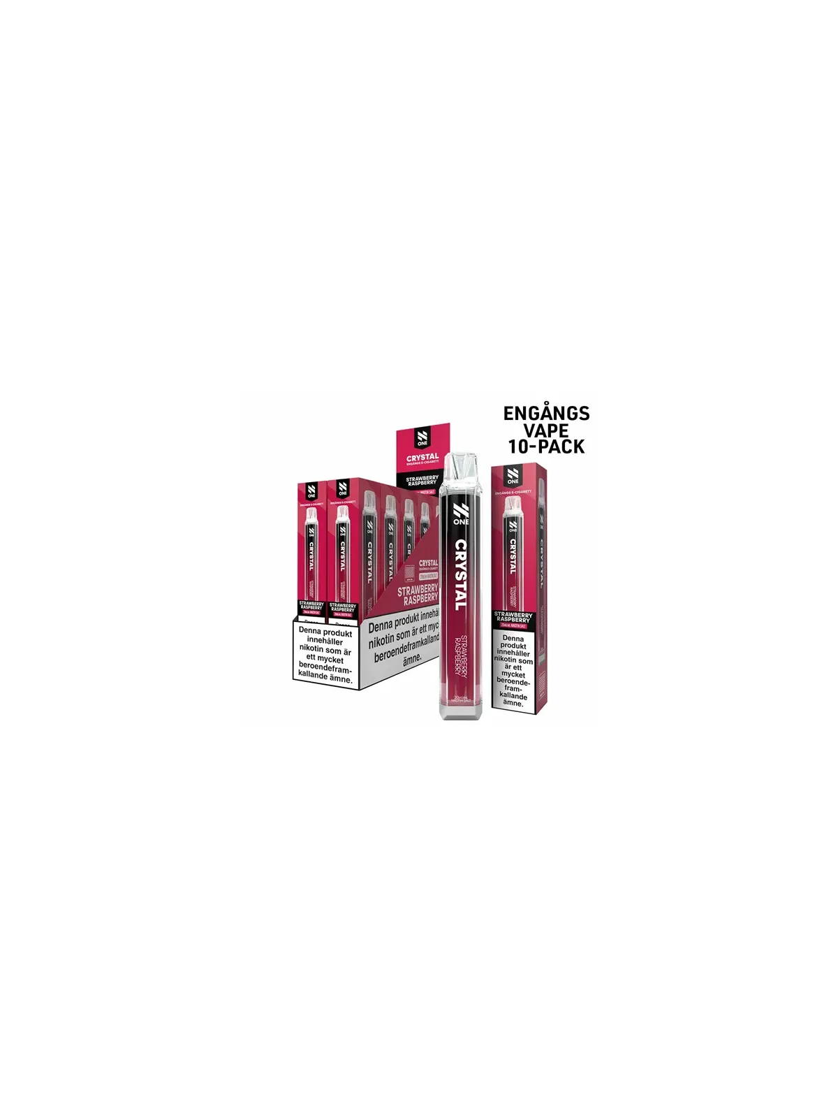N ONE CRYSTAL-Strawberry Raspberry 10-P