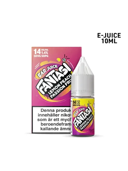 Fantasi Bar Salt, Lemon Peach Passion Fruit,10-P