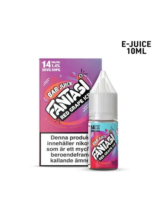 Fantasi Bar Salt,Red Grape Ice,10-p