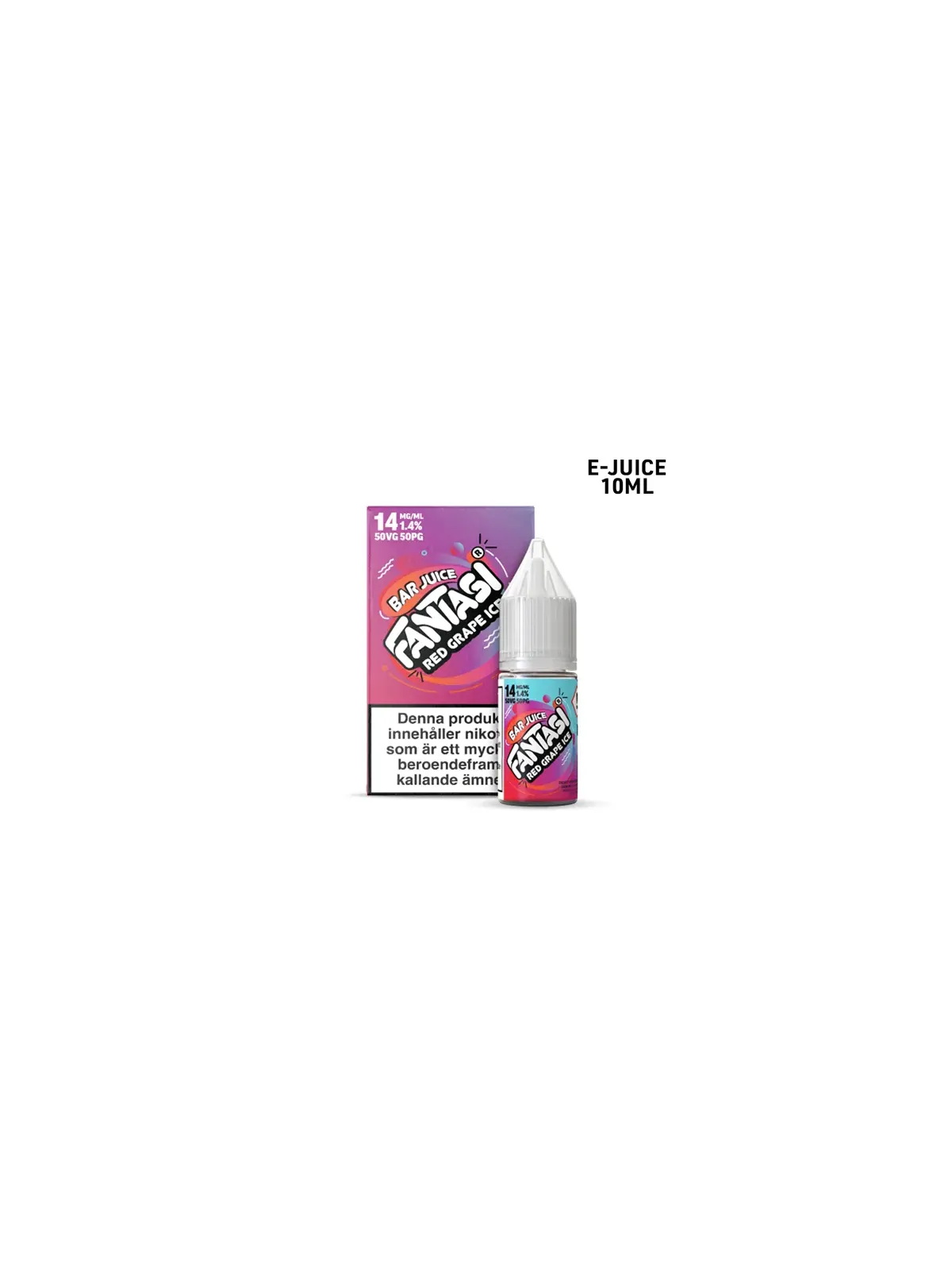 Fantasi Bar Salt,Red Grape Ice,10-p