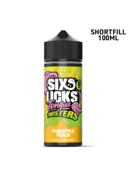 Six Licks Tongue Twisters Pineapple Peach