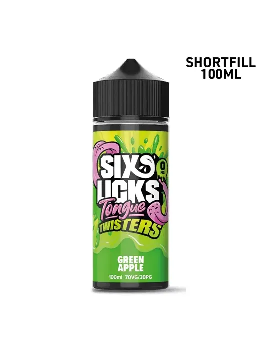 Six Licks Tongue Twisters, Green Apple
