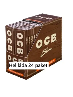 OCB Brun King Size Hel Låda 24 paket