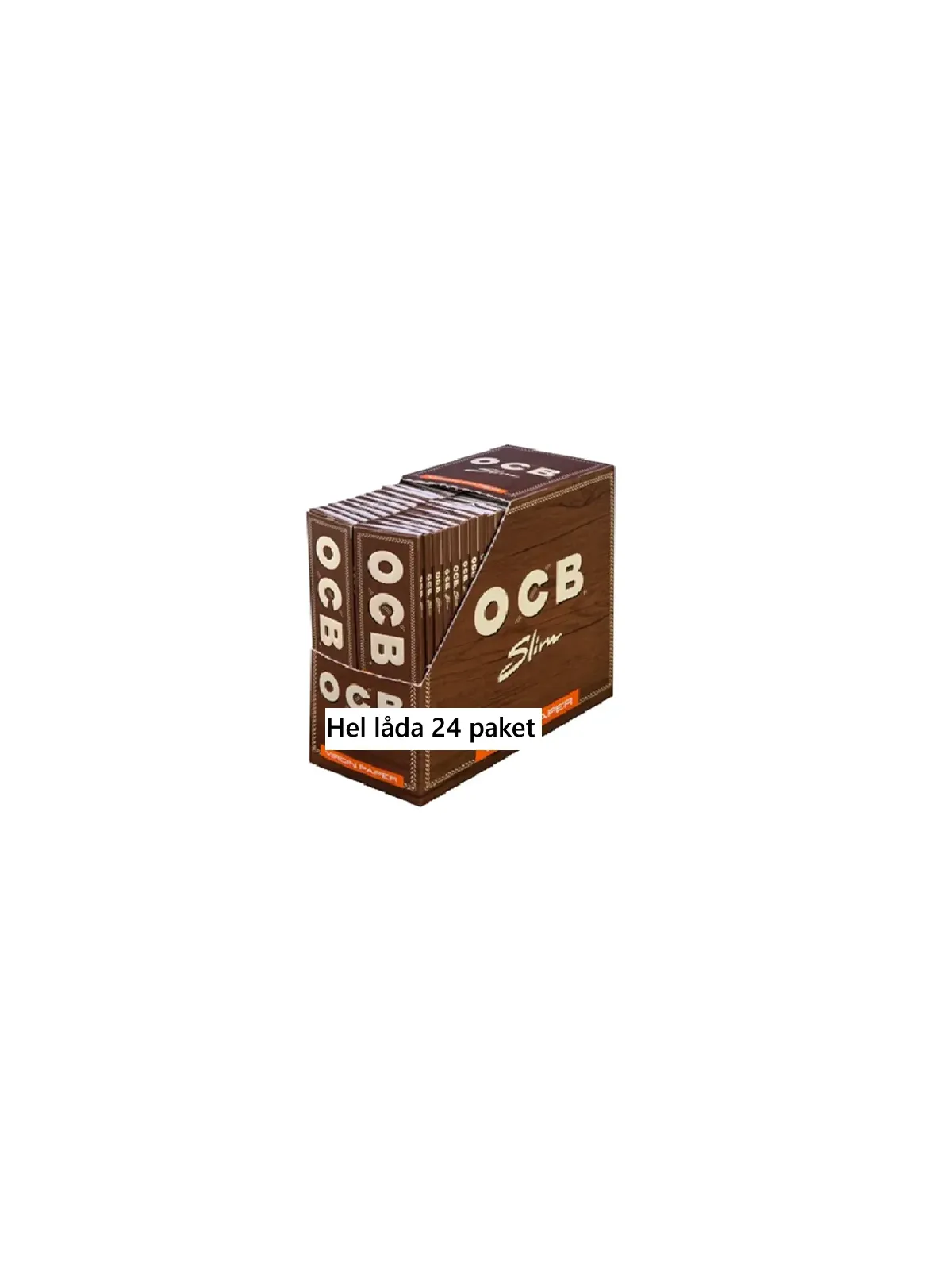 OCB Brun King Size Hel Låda 24 paket
