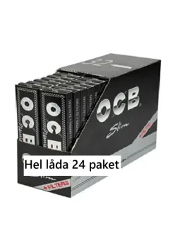 OCB Svart King Size Hel Låda 24p